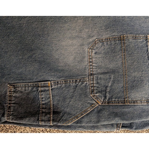 Faded Glory Mens Carpenter Denim Shorts Medium Wash Blue 46 117339 DFD-4749 - Picture 5 of 8